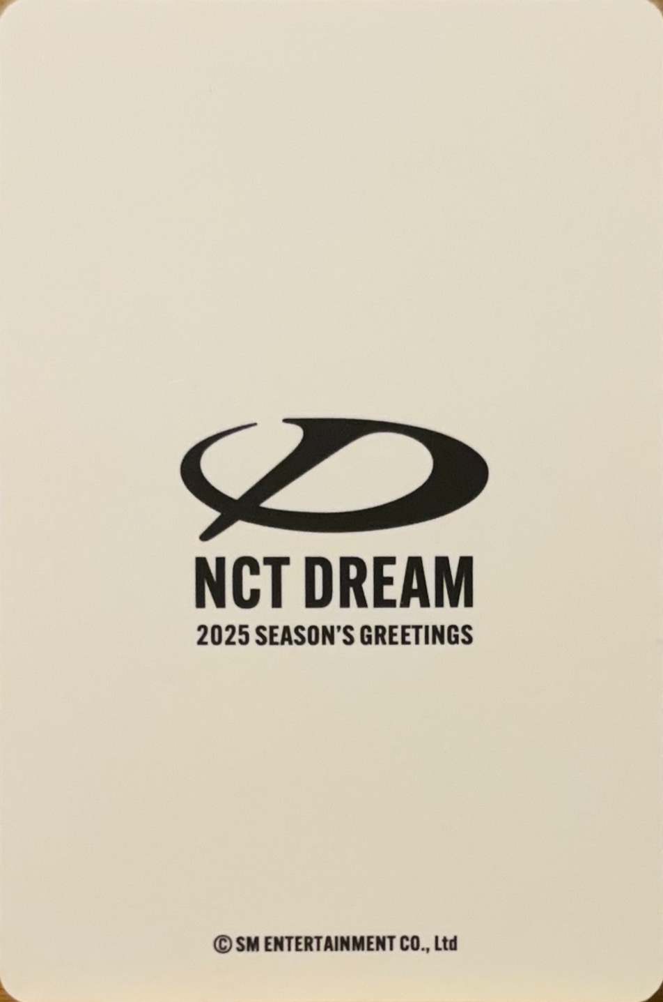 Chenle NCT DREAM photocard back side - Random Trading Card A Set