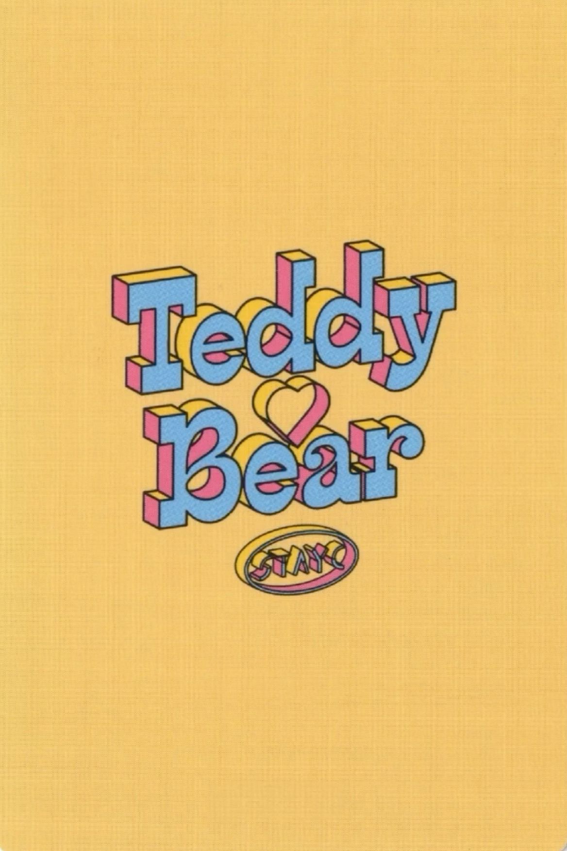 J STAYC photocard back side - Photocards