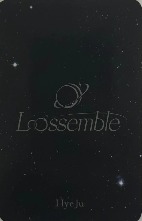 Hyeju Loossemble photocard back side - Photocard