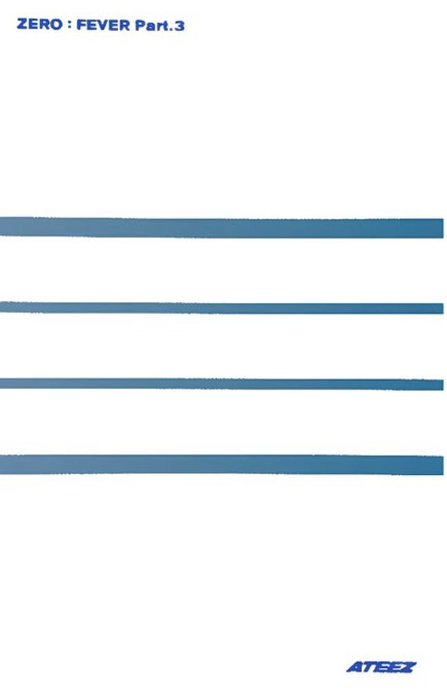 Yunho ATEEZ photocard back side - Limited Photocards