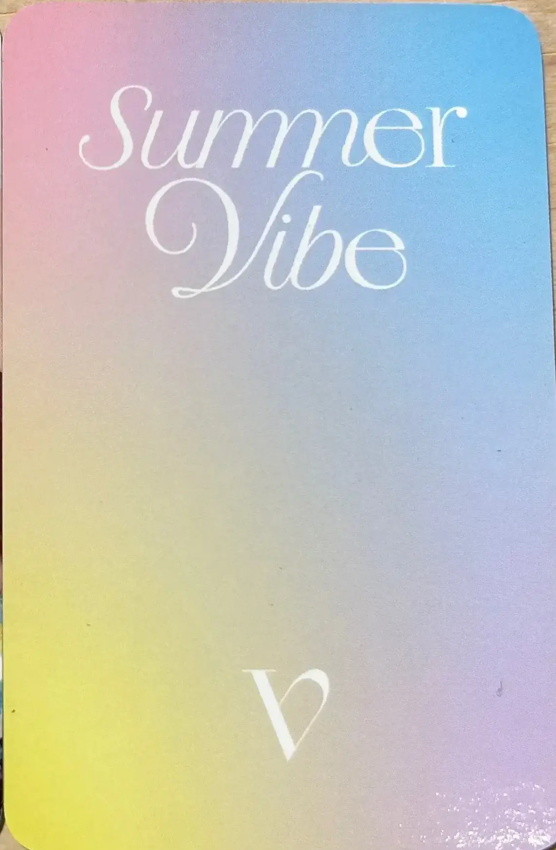 Umji VIVIZ photocard back side - Preorder