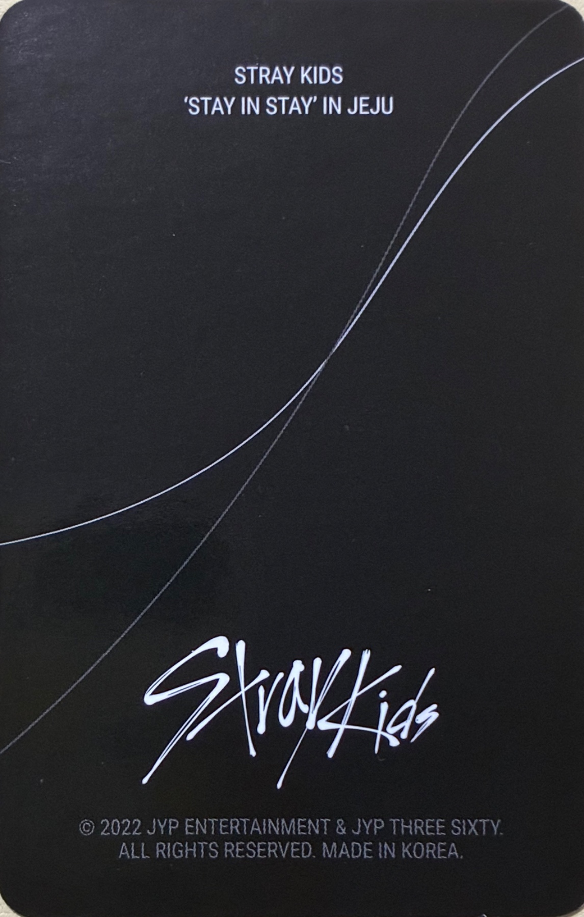 Seungmin Stray Kids photocard back side - SKZOOSTORE POB