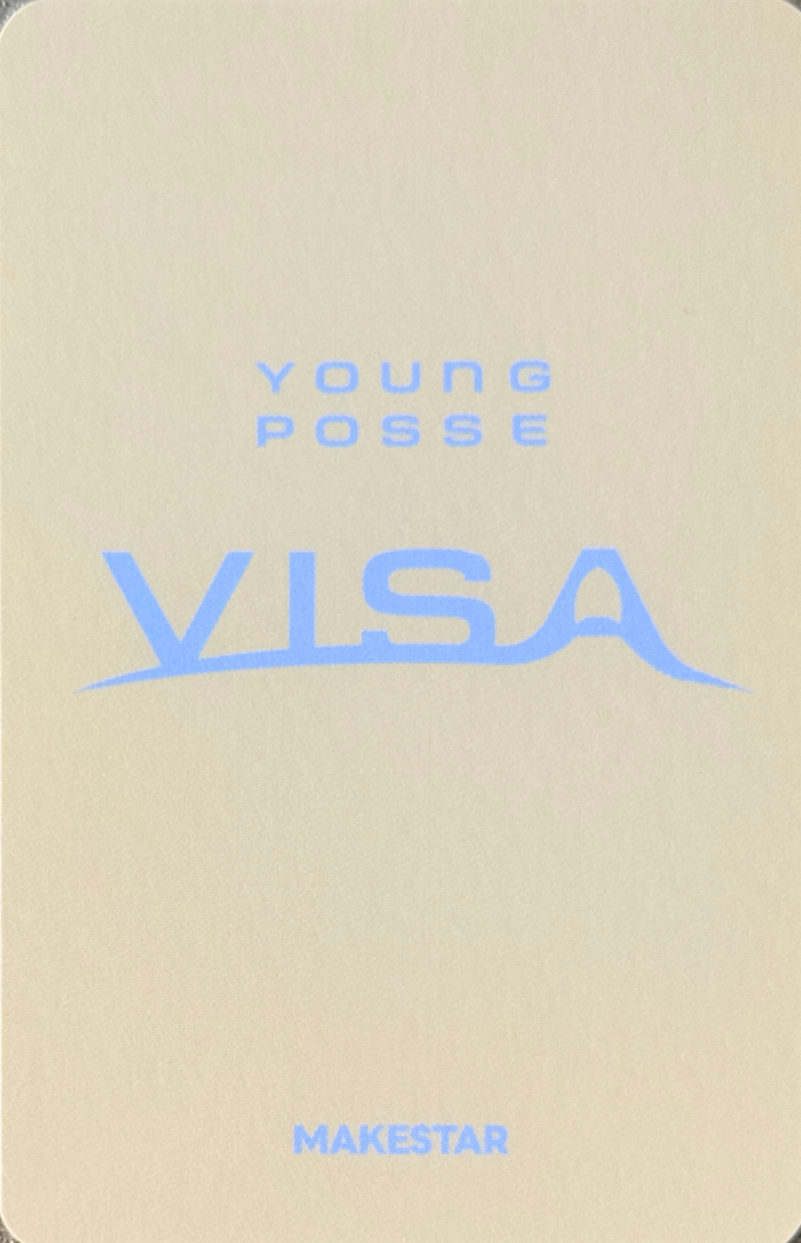 Jiana YOUNG POSSE photocard back side - Online