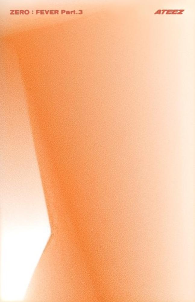 Jongho ATEEZ photocard back side - Photocards