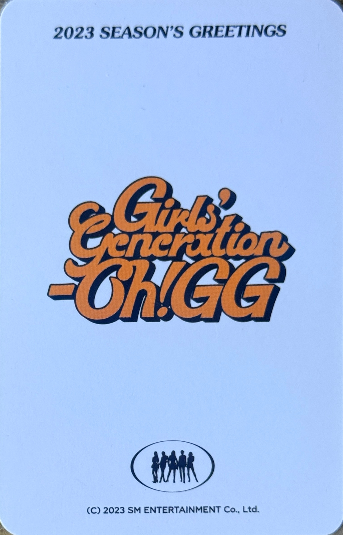 Taeyeon Girls' Generation-Oh!GG photocard back side - Photo Pack