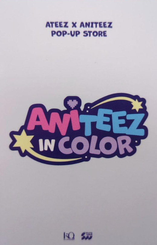 Yeosang ATEEZ photocard back side - Stamp Benefit