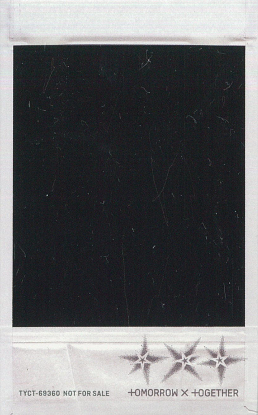 Hueningkai TXT photocard back side - Instant Photocard