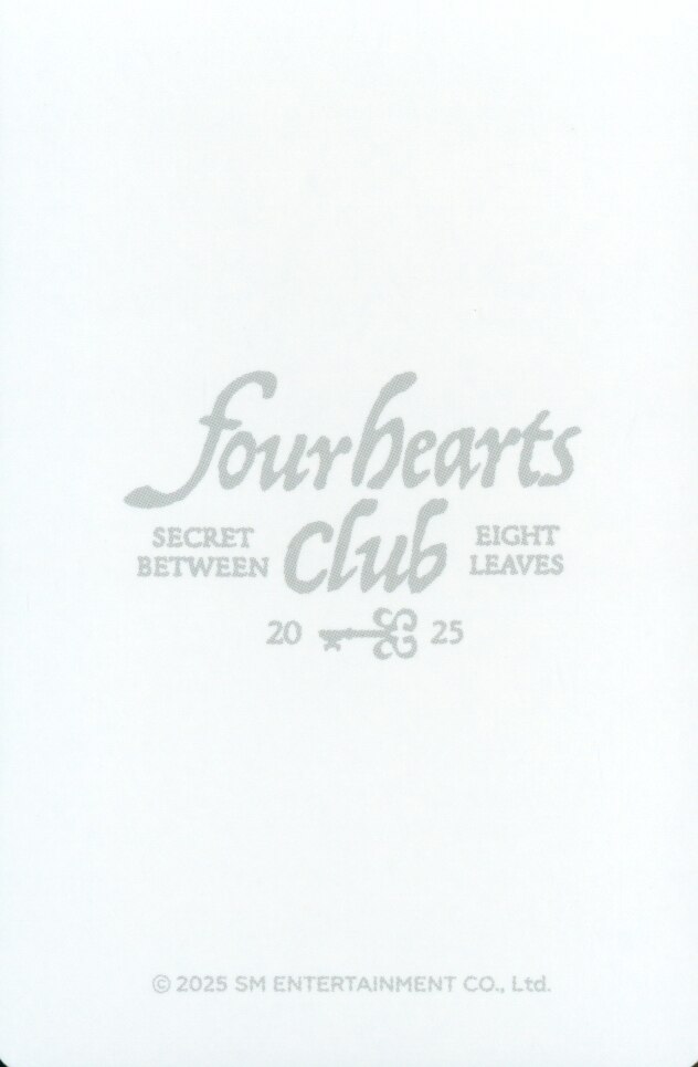 Yeon Hearts2Hearts photocard back side - Secret Diary Set