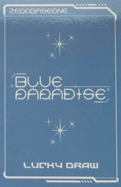 Gyuvin ZEROBASEONE photocard back side - Zerose Ver. LD