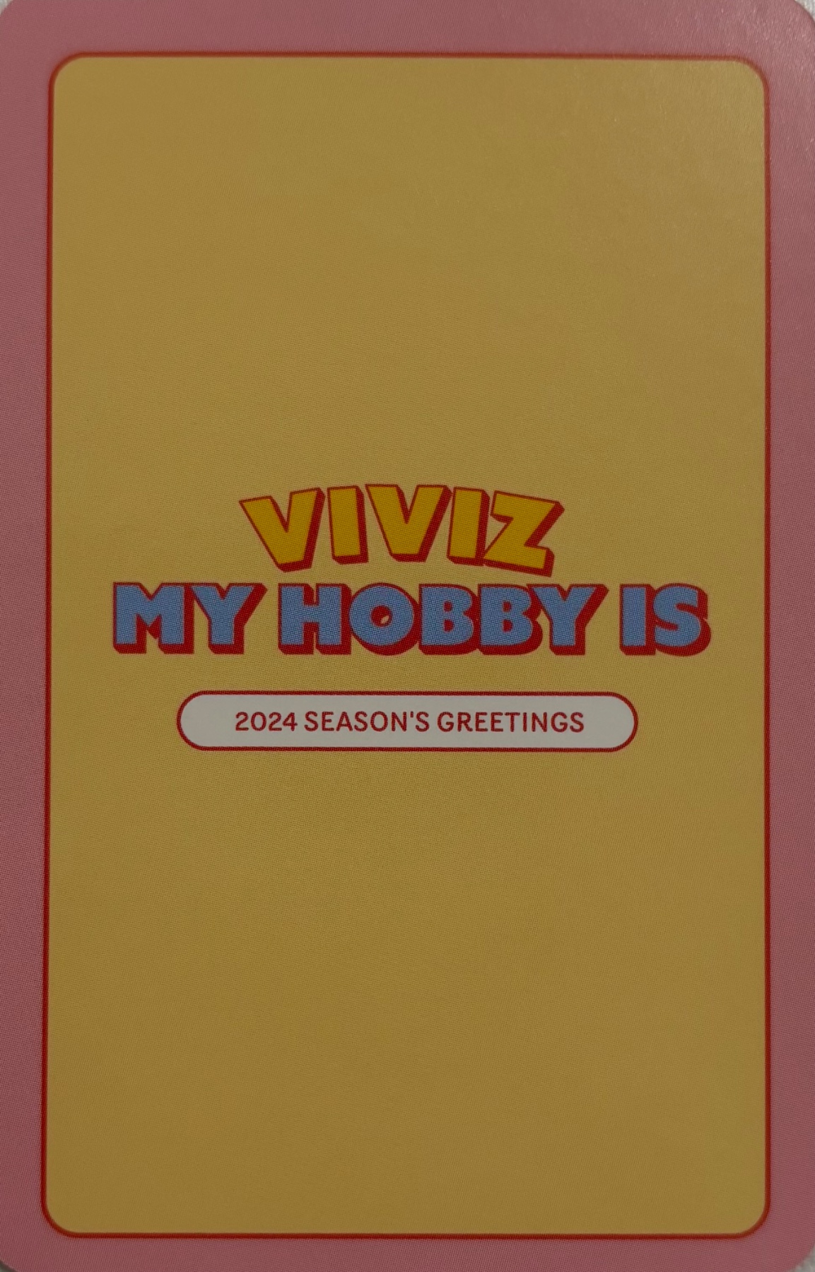 Eunha VIVIZ photocard back side - Photocard Set