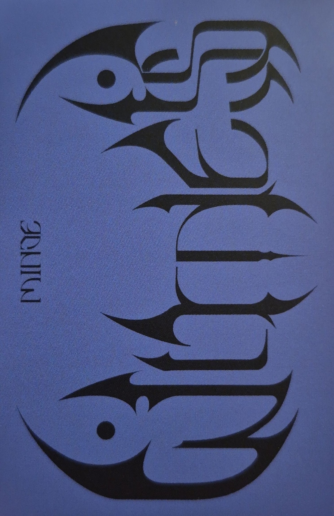 Minje ALL(H)OURS photocard back side - Secret Message Card