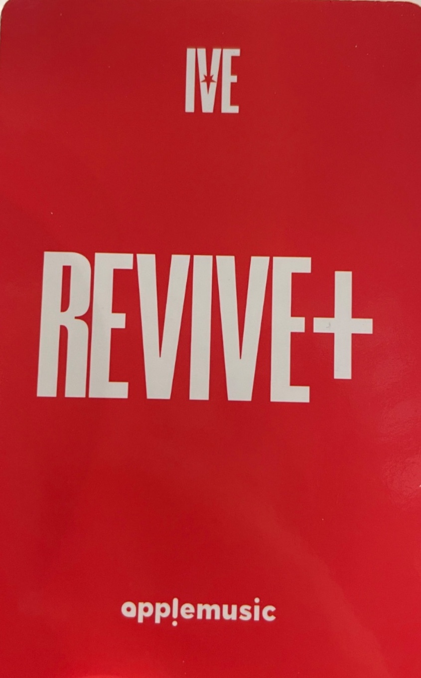 Leeseo IVE photocard back side - Preorder