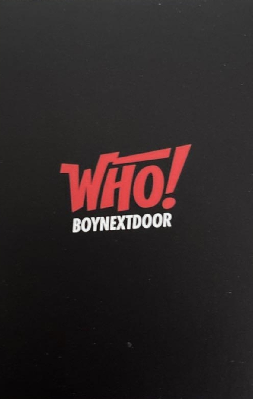 Woonhak BOYNEXTDOOR photocard back side - Preorder