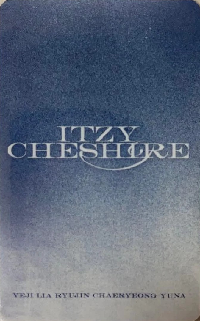 Chaeryeong ITZY photocard back side - Week 2