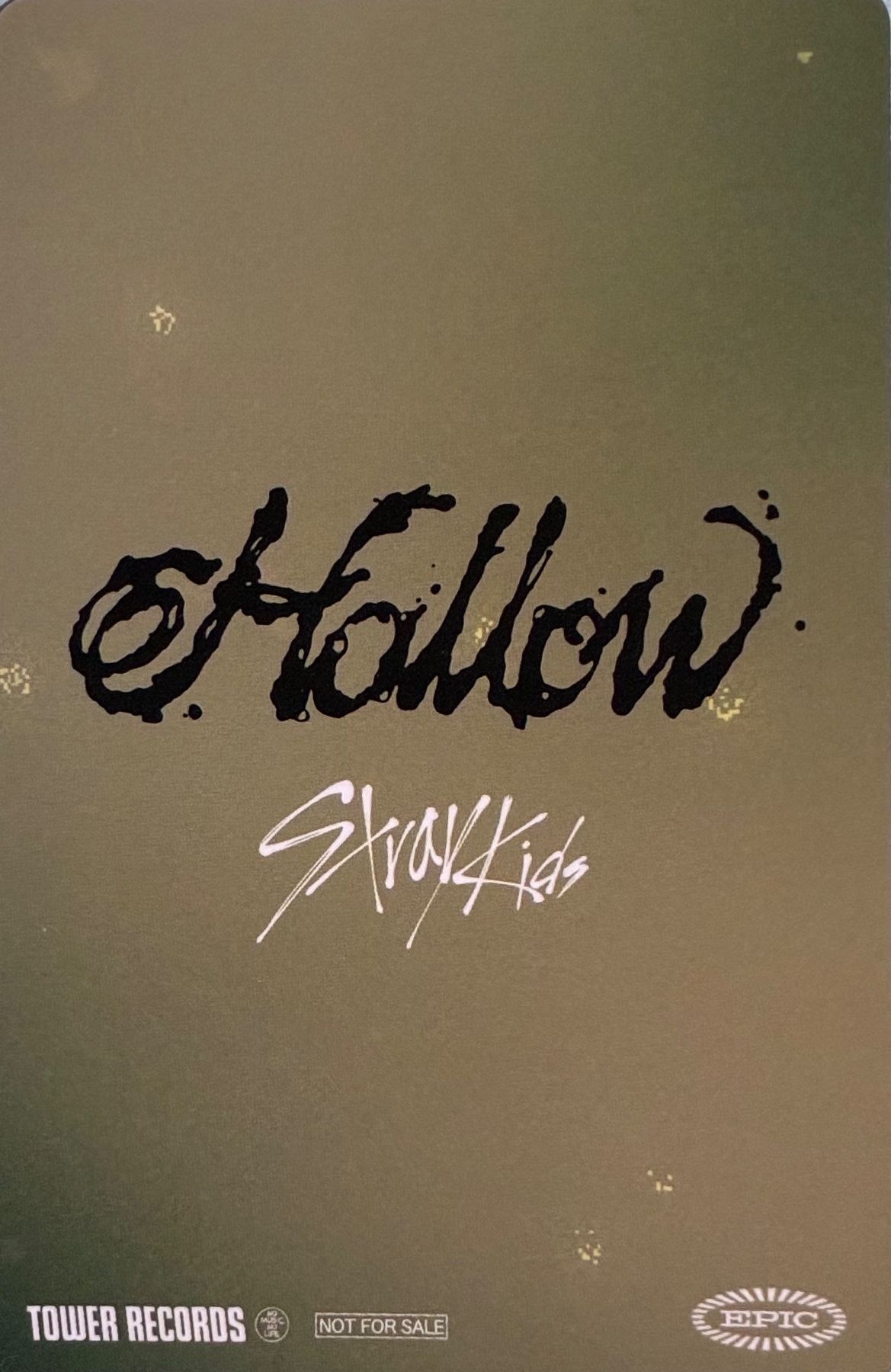 Changbin Stray Kids photocard back side - Preorder