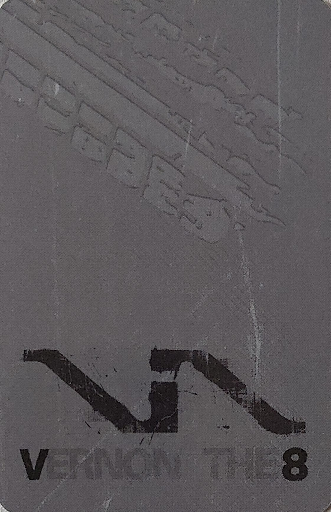The8 & Vernon V8 photocard back side - Photocard (Unit)