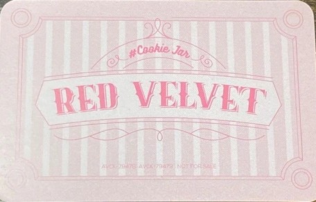 Seulgi, Joy, Wendy, Irene, Yeri Red Velvet photocard back side - Unit Photocards