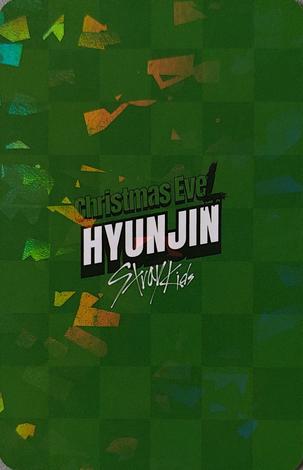 Hyunjin Stray Kids photocard back side - Glitter Photocard
