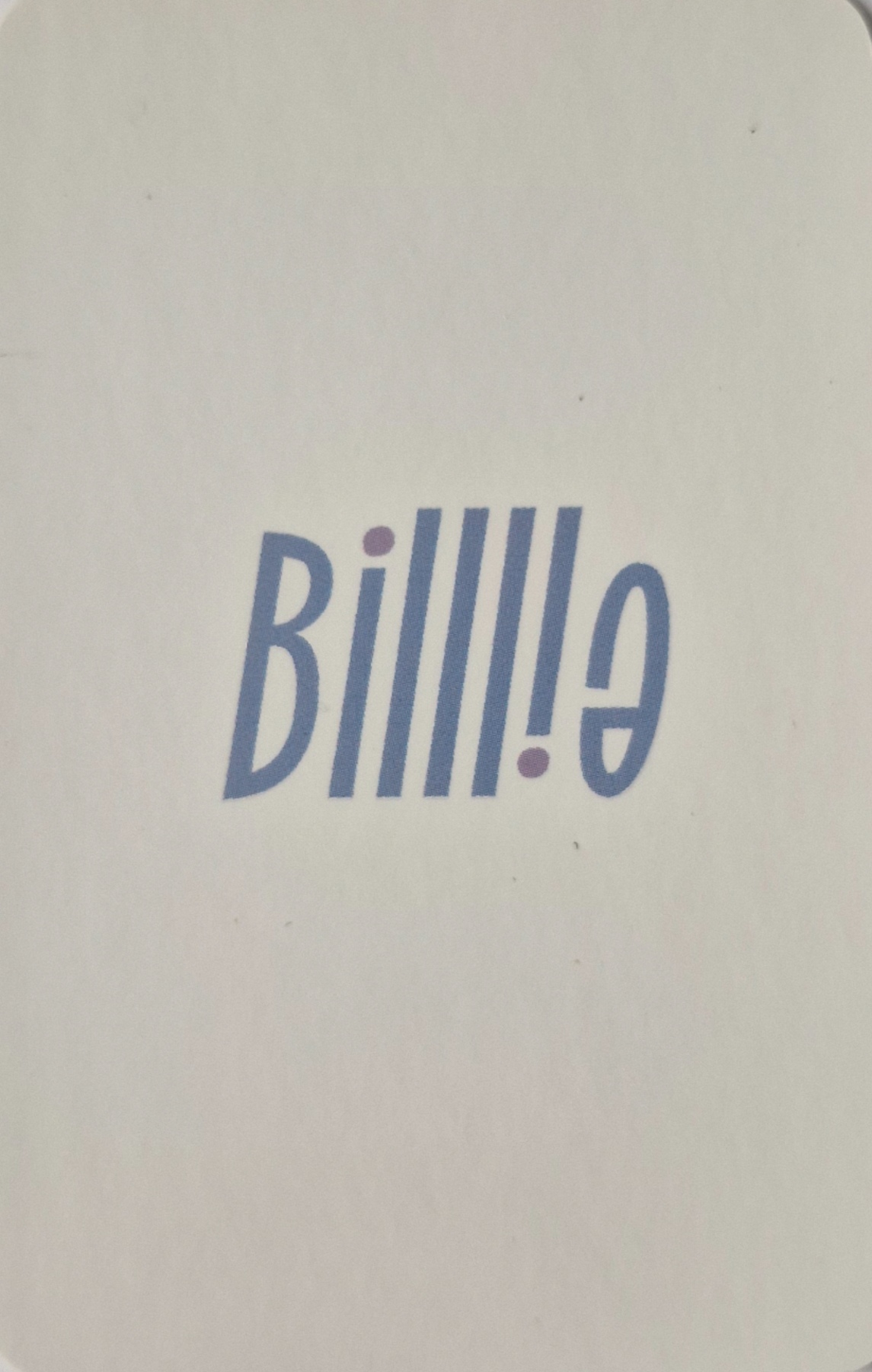Moon Sua Billlie photocard back side - Benefit
