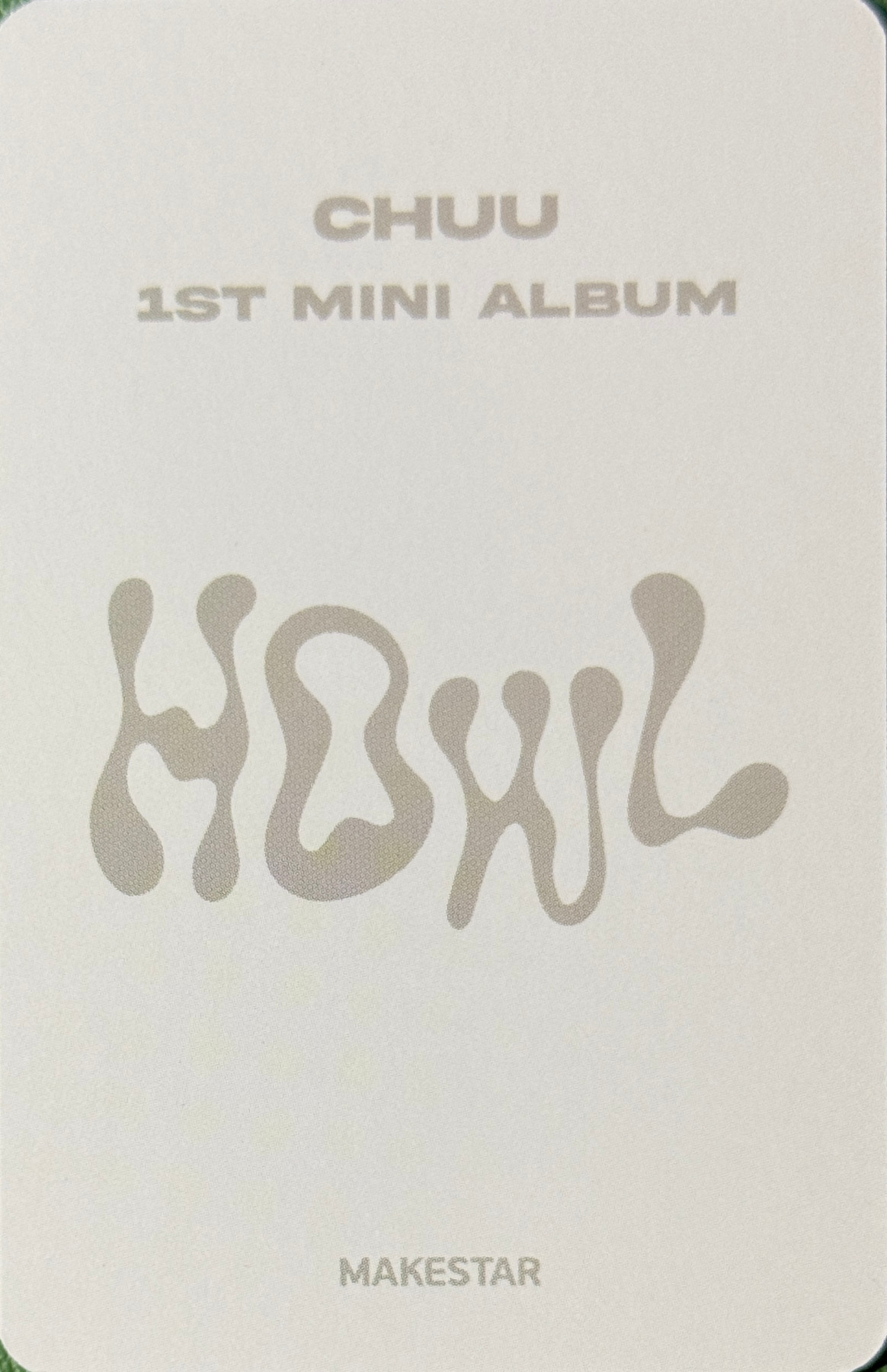 Chuu Chuu photocard back side - Online