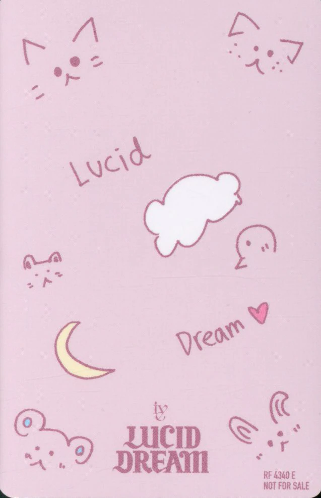 Liz IVE photocard back side - Photocard