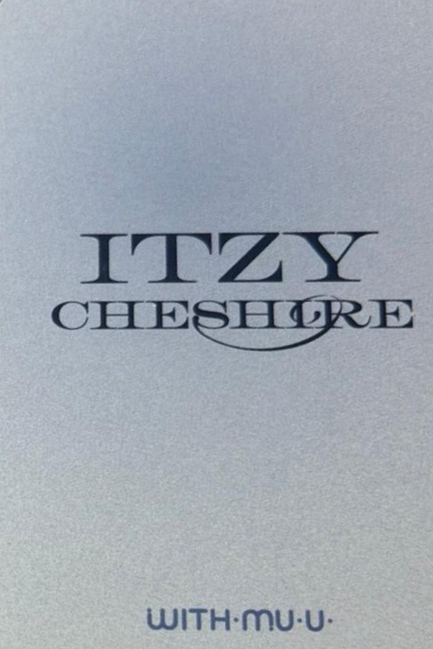 LIA ITZY photocard back side - Benefit