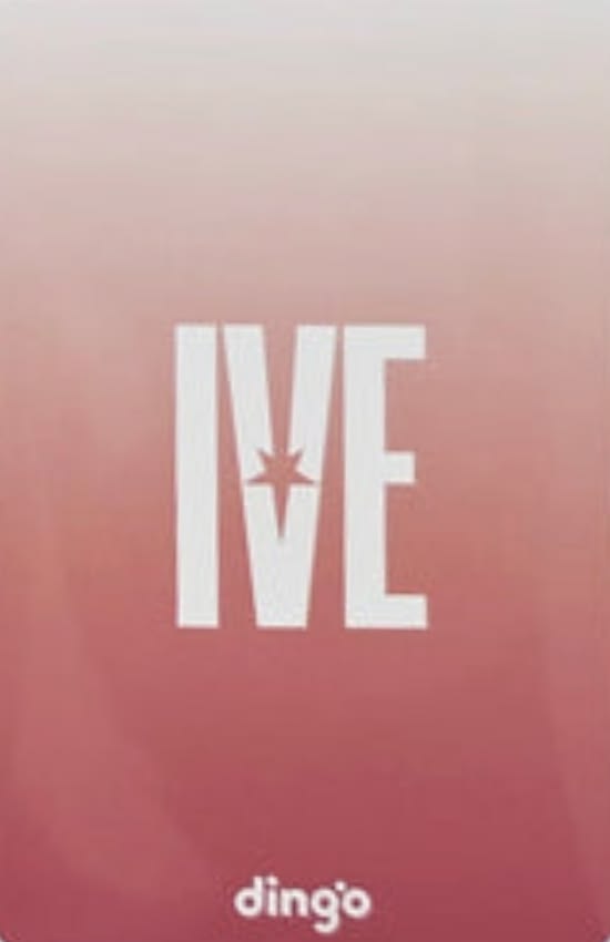 Liz IVE photocard back side - Preorder