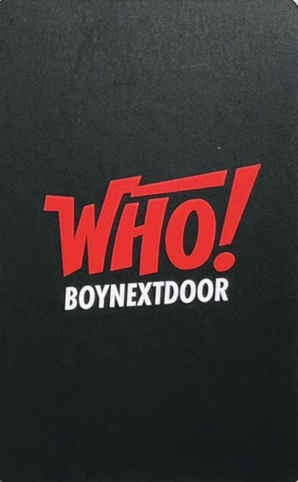 Riwoo BOYNEXTDOOR photocard back side - Preorder