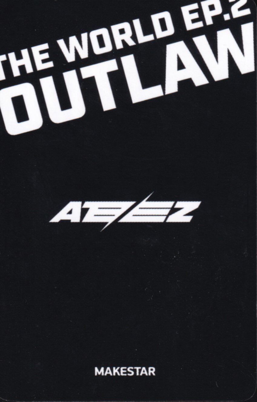 Mingi ATEEZ photocard back side - Benefit
