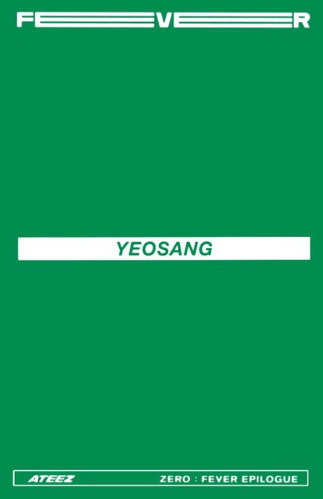Yeosang ATEEZ photocard back side - Limited Photocards