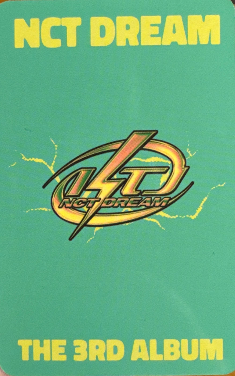 Mark, Jisung NCT DREAM photocard back side - Unit Photocards