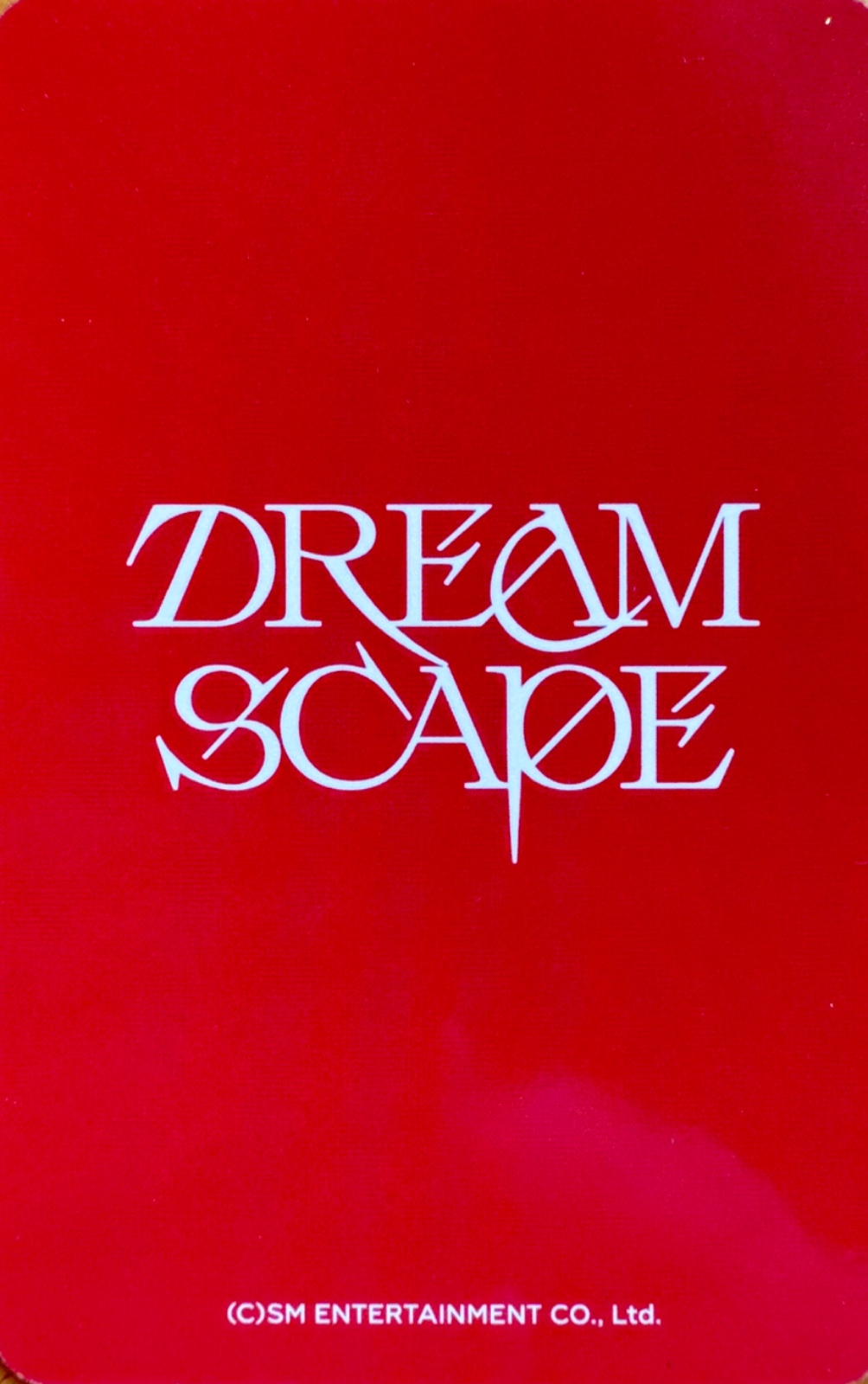 Haechan NCT DREAM photocard back side - White Long Sleeve Set