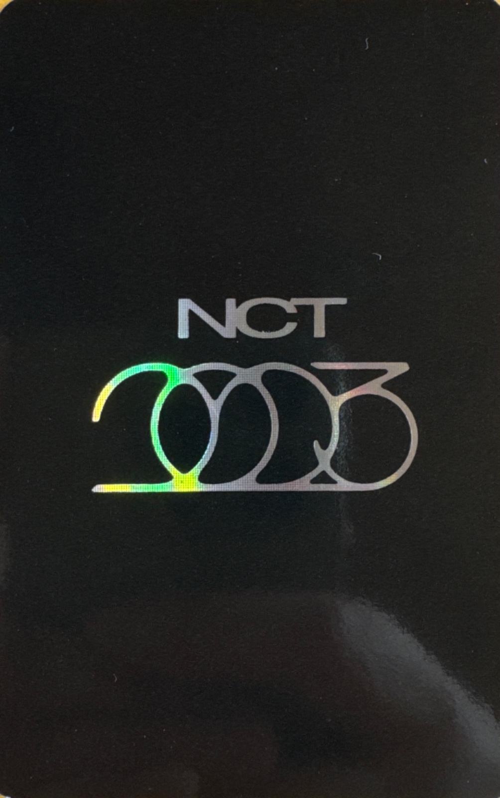 Ten NCT photocard back side - Yearbook Card