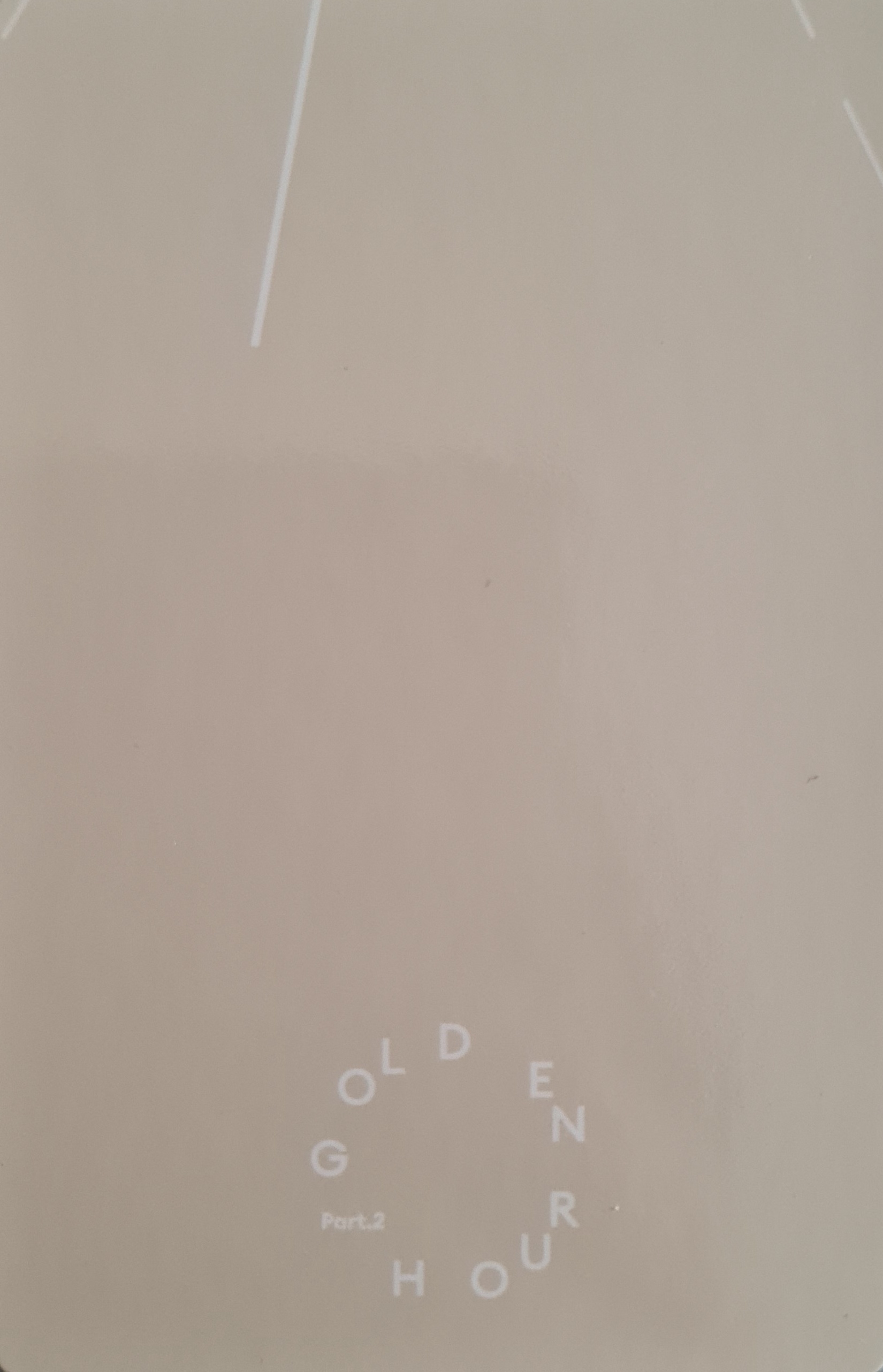 San ATEEZ photocard back side - A