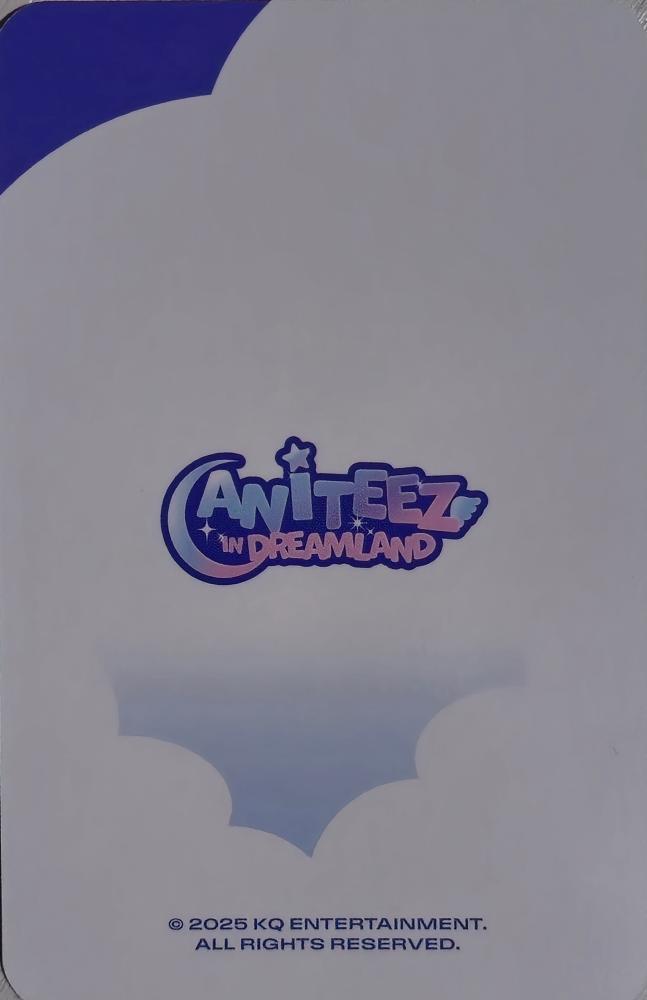 Mingi ATEEZ photocard back side - PVC Photocard Holder