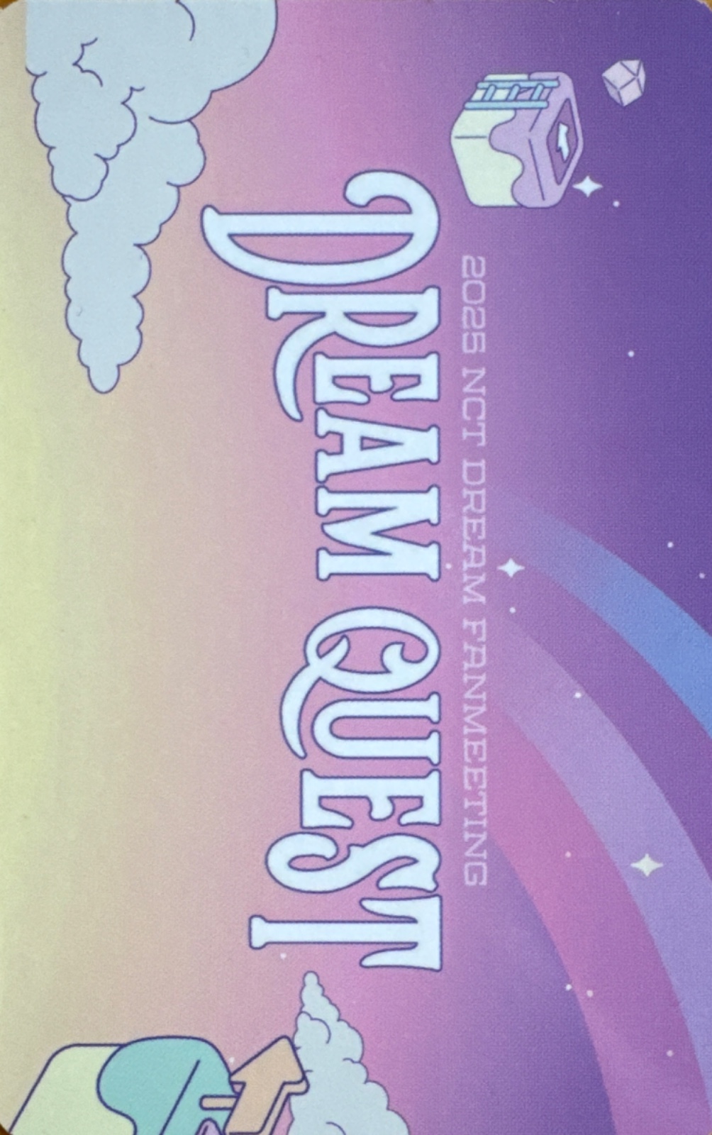 Mark, Renjun, Jeno, Haechan, Jaemin, Chenle, Jisung NCT DREAM photocard back side - Admission Benefit