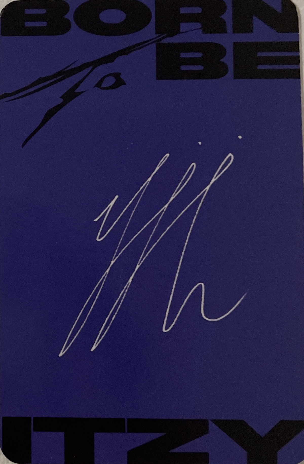 Ryujin ITZY photocard back side - Photocards