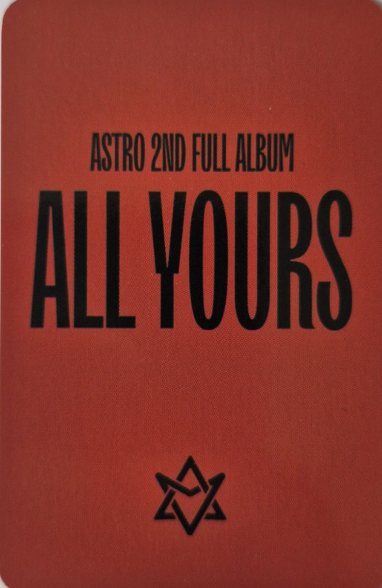 MJ ASTRO photocard back side - Preorder