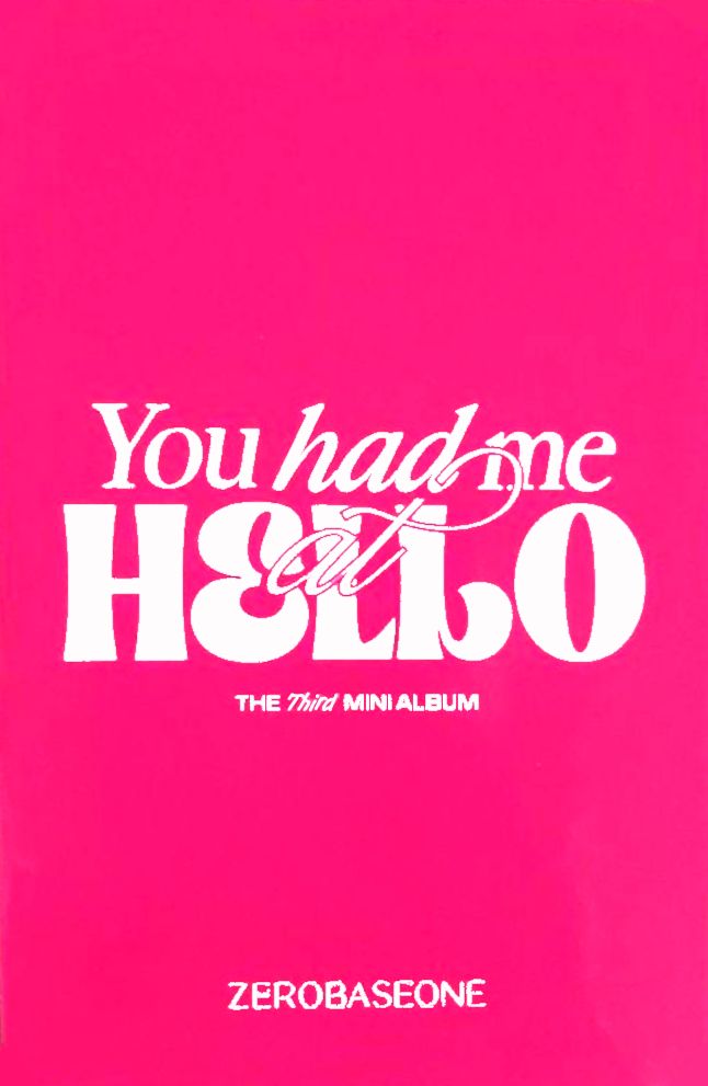 Matthew ZEROBASEONE photocard back side - Photobook Ver. LD