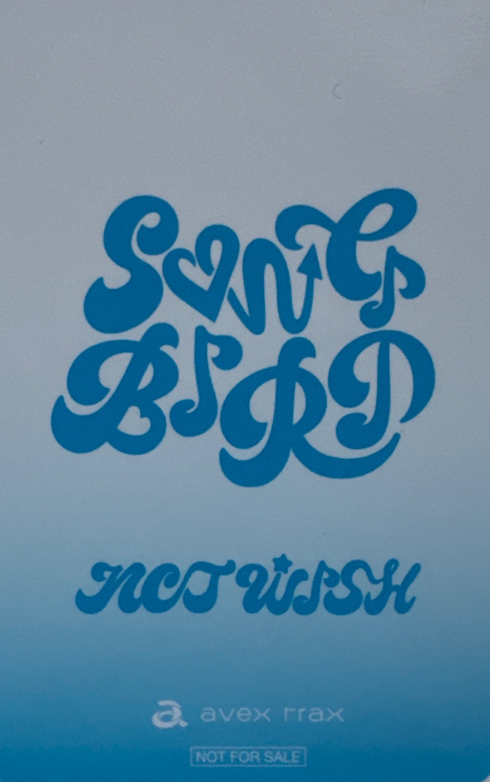 Jaehee NCT WISH photocard back side - Benefit