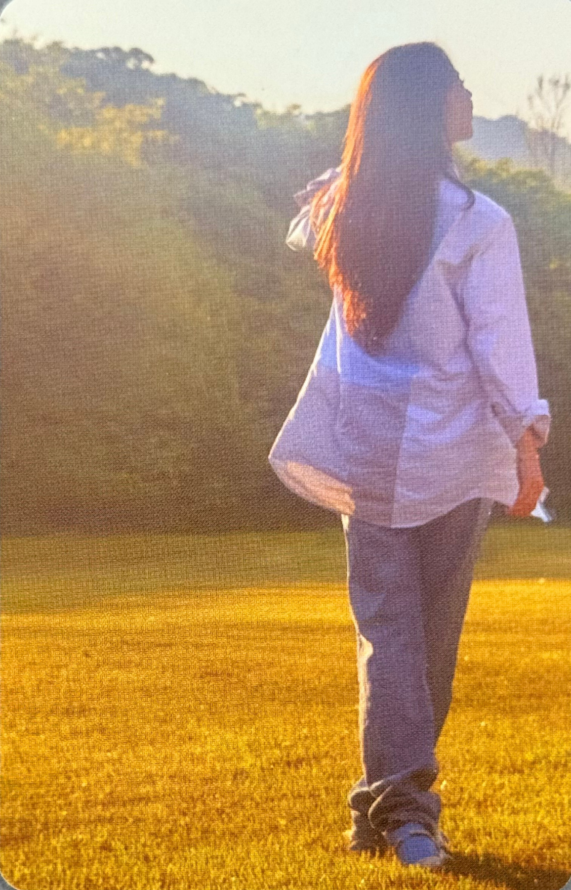 Solar MAMAMOO photocard back side - Photocard