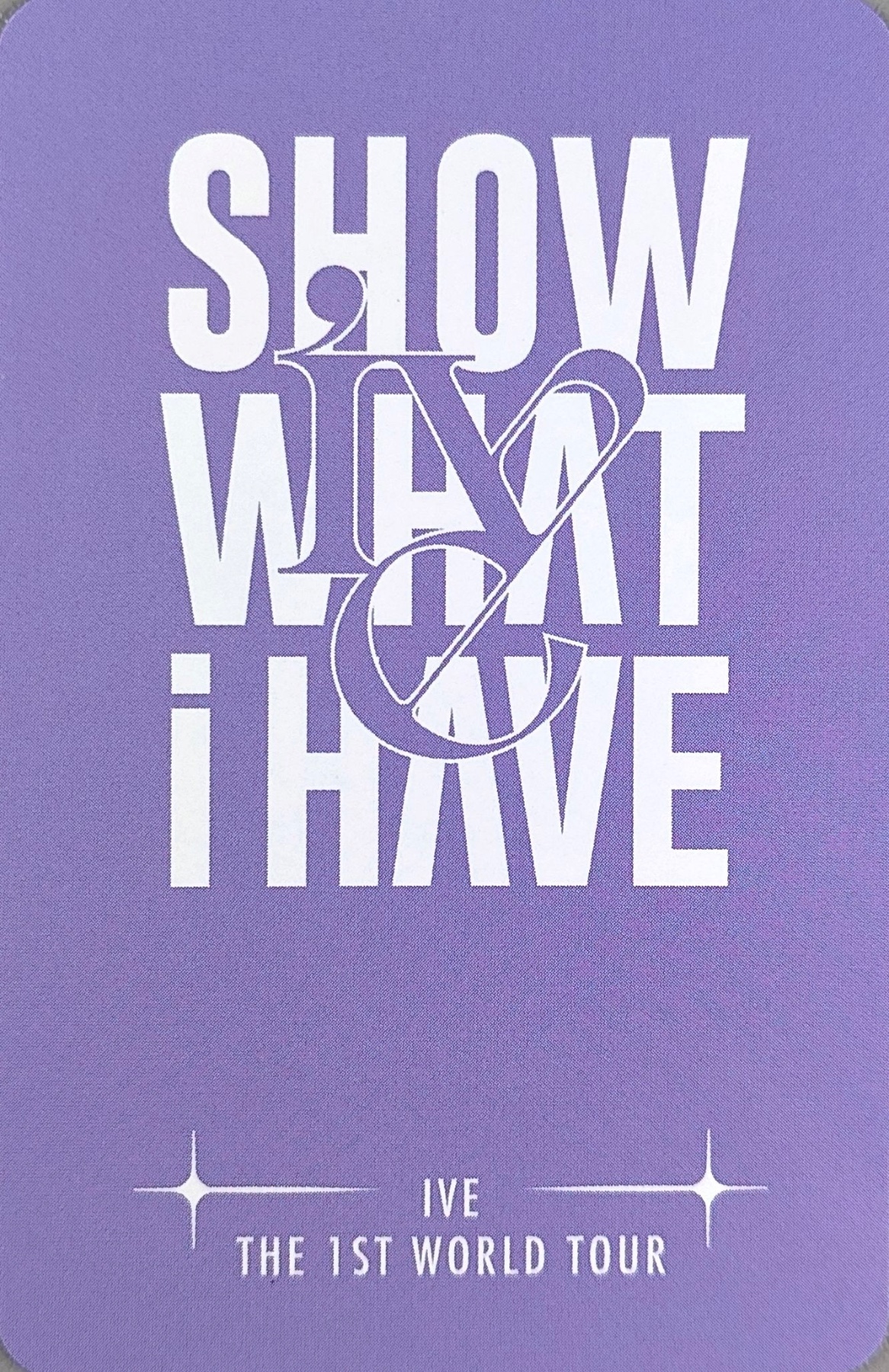 Gaeul IVE photocard back side - Random Photocard Pack