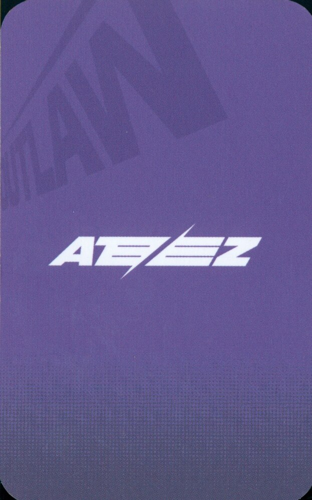 Mingi ATEEZ photocard back side - Benefit
