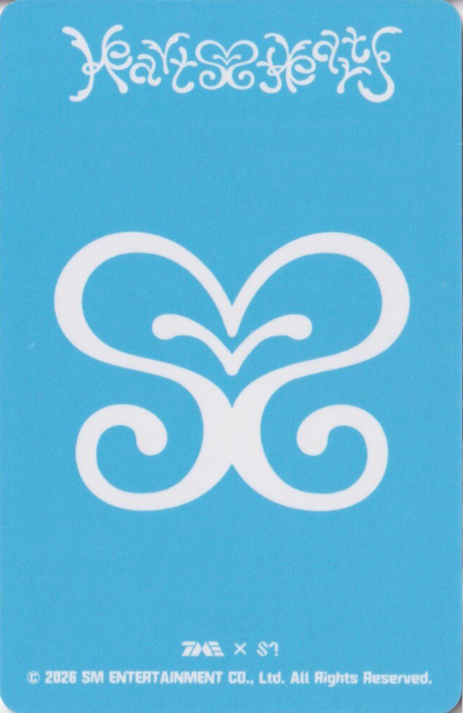 Jiwoo & Ana Hearts2Hearts photocard back side - Ver. 2