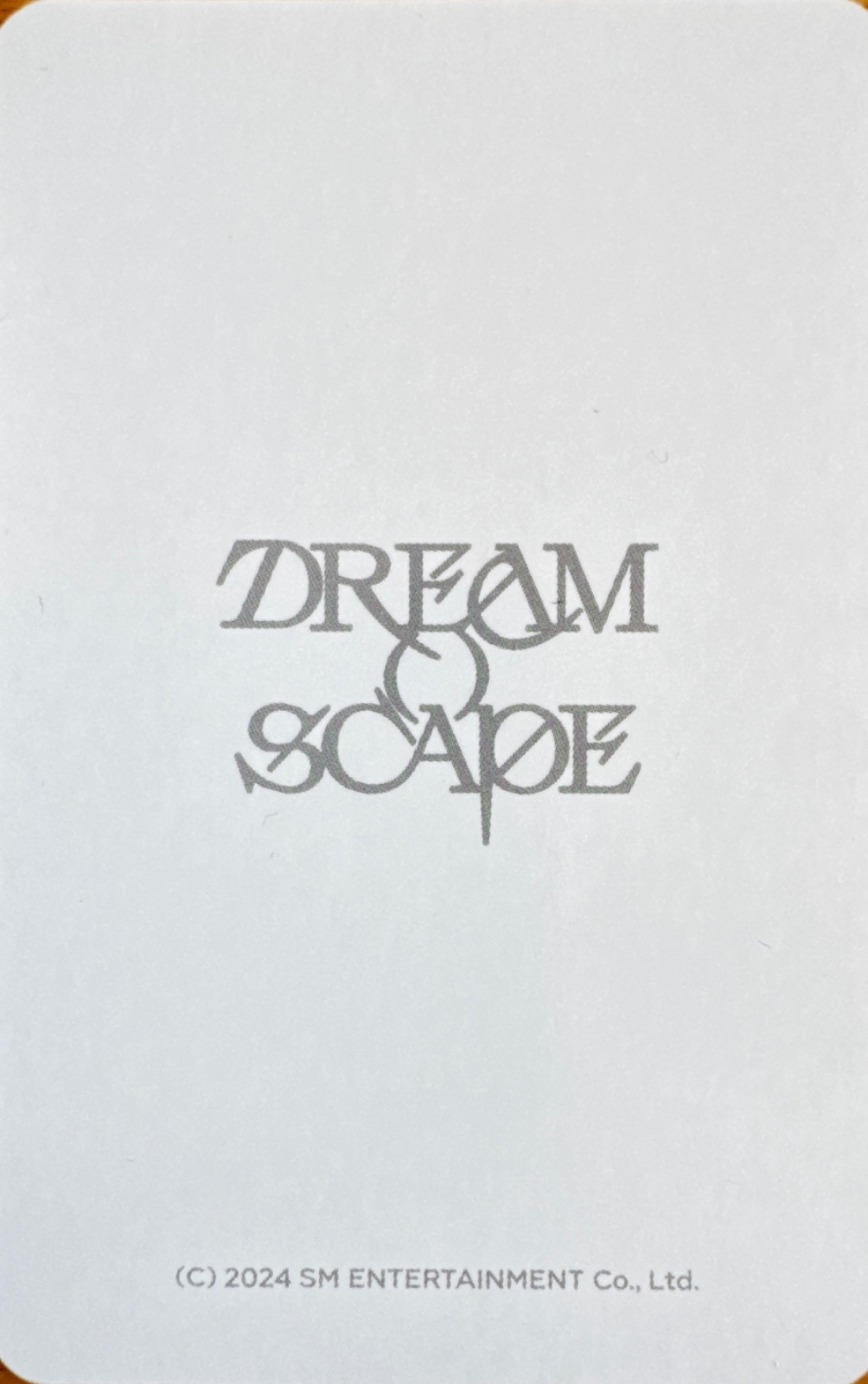 Jaemin NCT DREAM photocard back side - Fortune Scratch Card