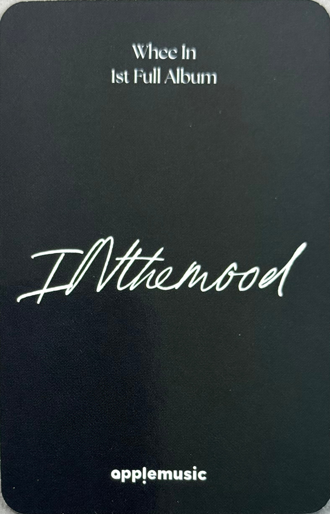 Wheein Whee In photocard back side - Online
