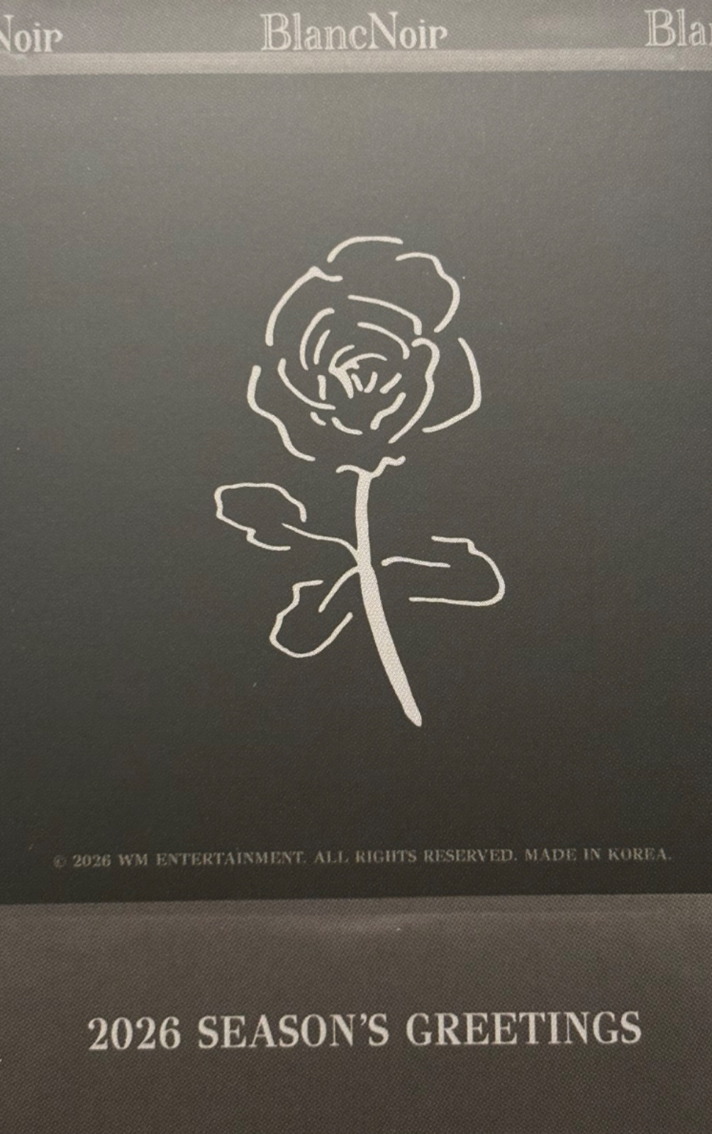 Hyojung OH MY GIRL photocard back side - Polaroid set