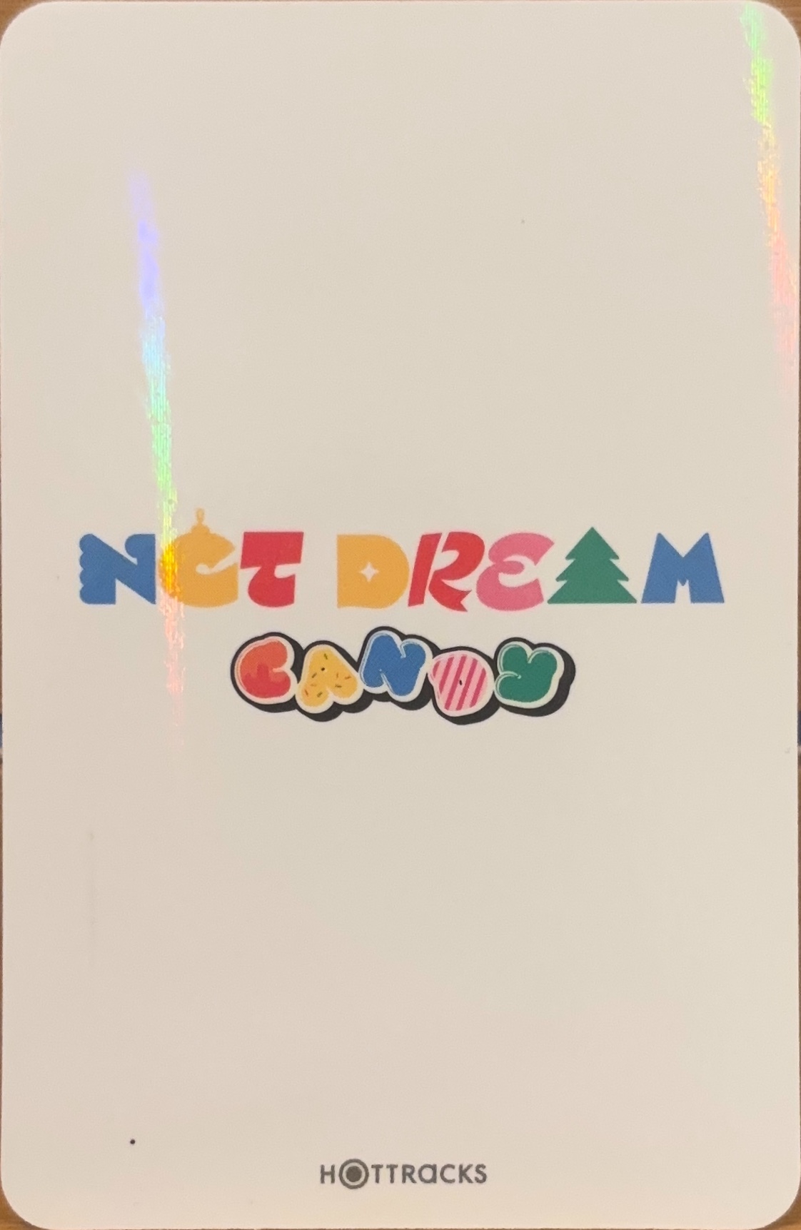 Jisung NCT DREAM photocard back side - Lucky Draw