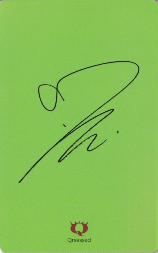Yuqi Yuqi photocard back side - Photocard Event