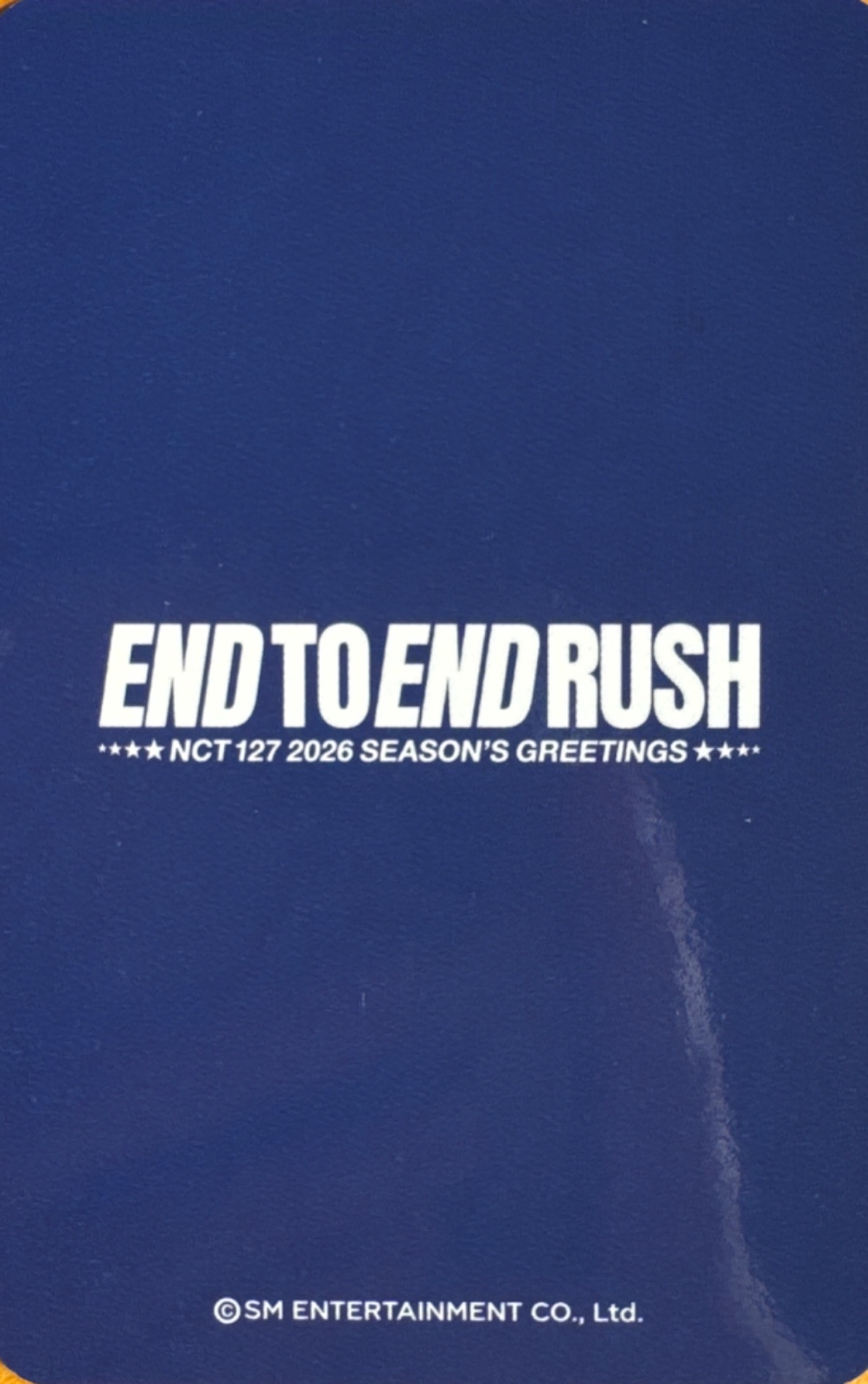 Doyoung NCT 127 photocard back side - Ktown4u - Preorder